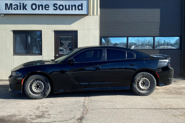 2021 Dodge Charger RT with professional window tint in North Bay